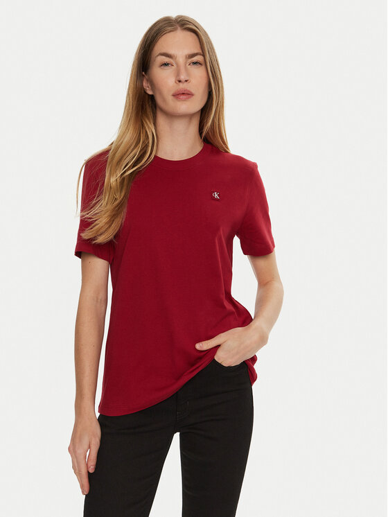Calvin klein jeans red t shirt online