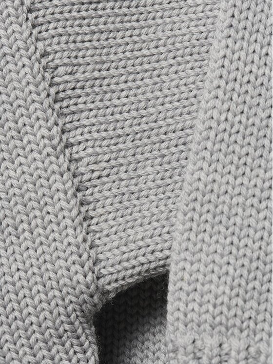 La Mania La Mania Sweter NATIE Szary Classic Fit