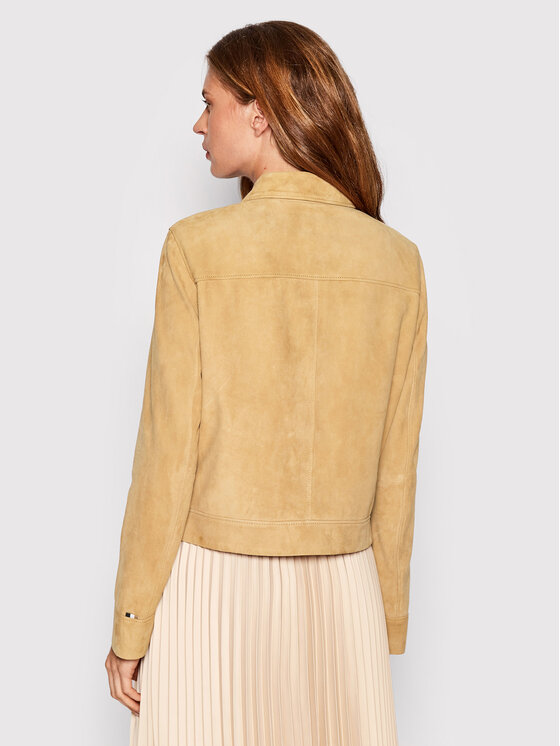 Giacca di pelle C_Sataka 50472040 Marrone Regular