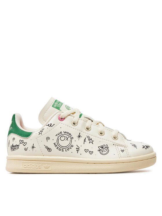 adidas adidas Sneakersy Stan Smith C GY1790 Krémová