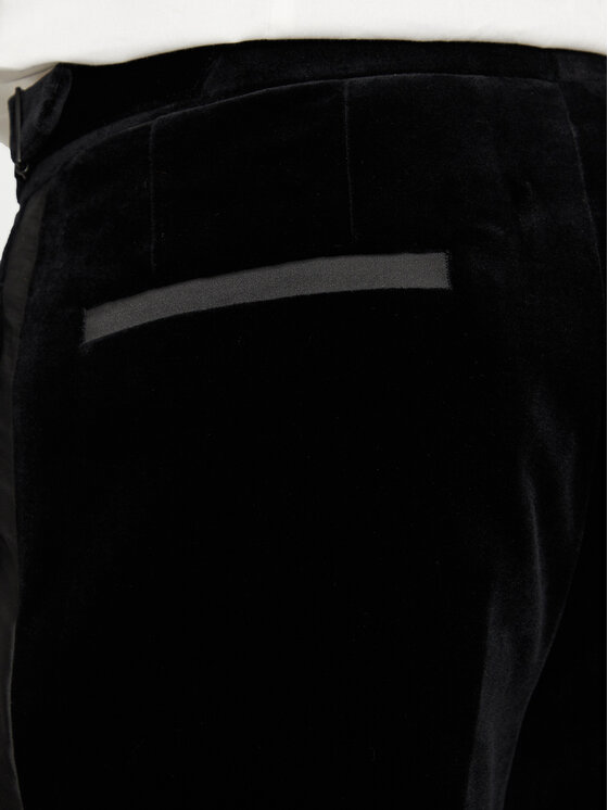 HUGO Hugo Hlače Getlin242E1X 50524910 Crna Slim Fit