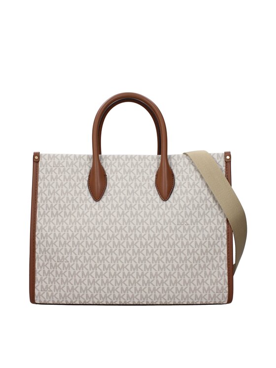 Michael Kors Michael Kors Torebka Beige Fabric Hand Beżowy