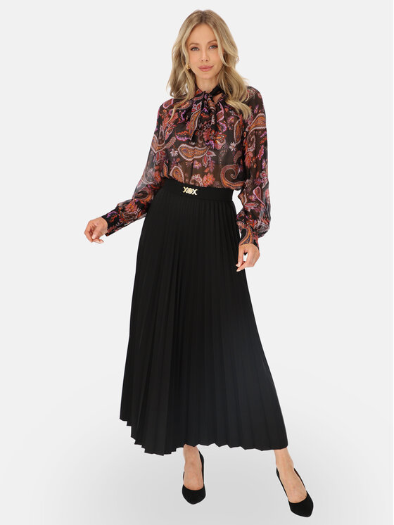 L’AF L’AF Spódnica maxi Lorin Czarny Regular Fit