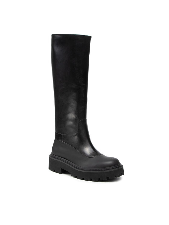 PINKO PINKO Μπότες Fortaleza Stivale AI 21-22 BLKS1 1H20XP Y7K6 Μαύρο