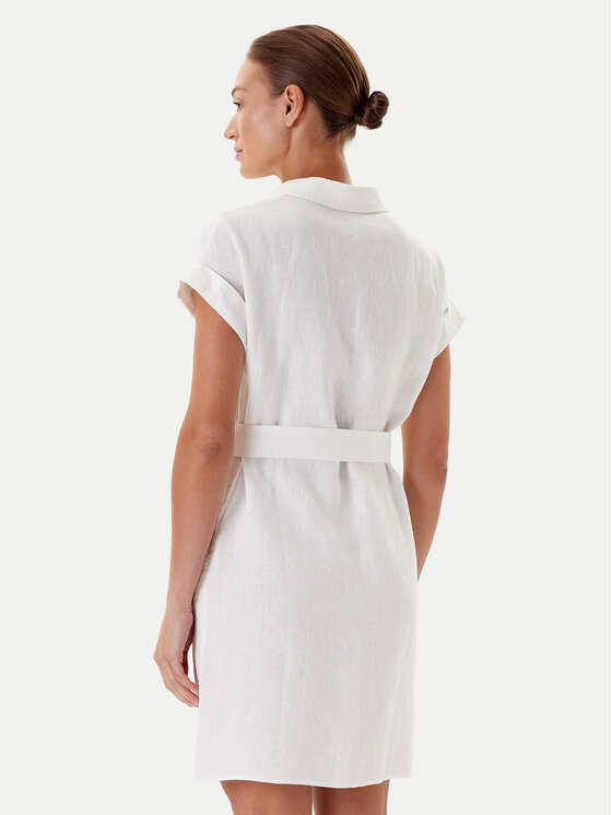 Tatuum Tatuum Рокля тип риза Salima T2509.207 Бял Regular Fit