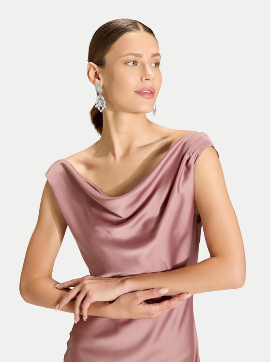 Swing Swing Abendkleid 5AK10600 Rosa Regular Fit