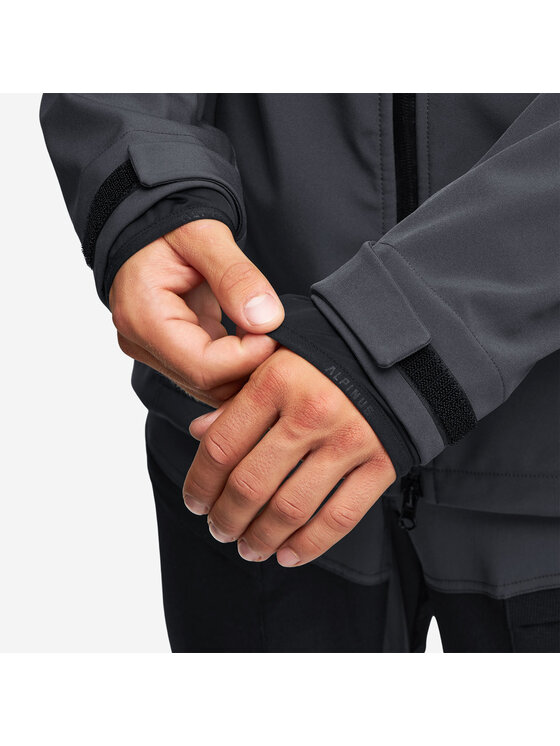 Alpinus Alpinus Kurtka softshell Roignais Czarny Regular Fit