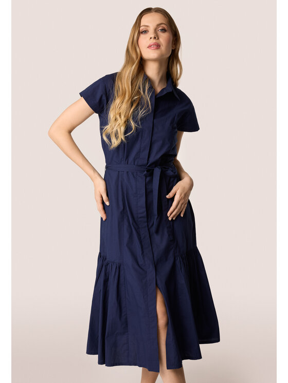 QUIOSQUE QUIOSQUE Každodenné šaty Quiosque 4UD002802 Tmavomodrá Regular Fit