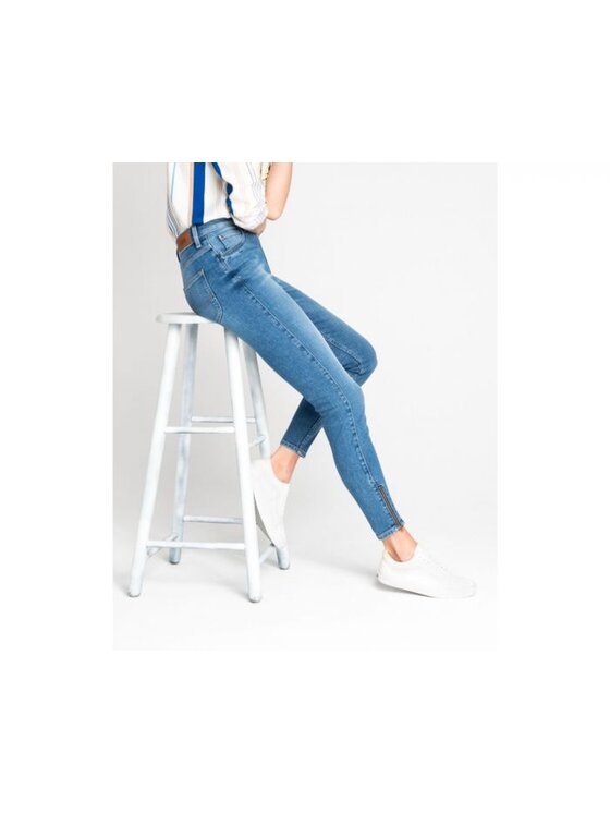Lee Lee Jeansy SCARLETT Niebieski Skinny Fit