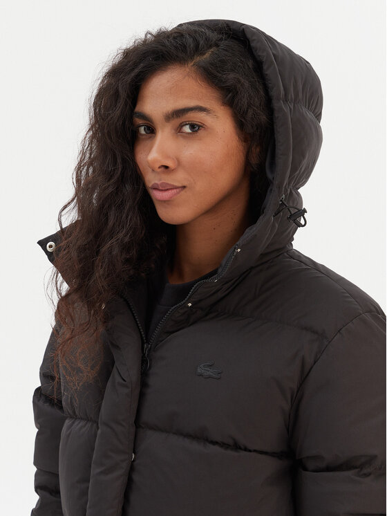 Lacoste Lacoste Žieminė striukė BF2614 Juoda Regular Fit