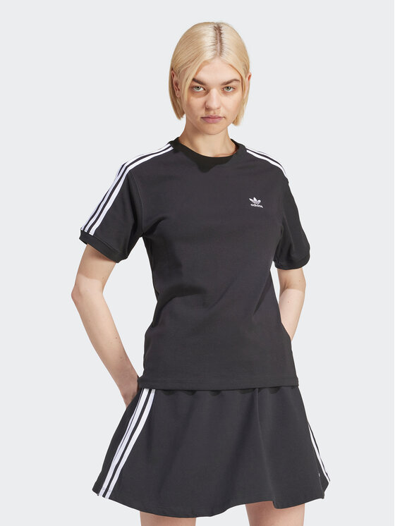 adidas adidas Póló 3-Stripes IU2420 Fekete Regular Fit