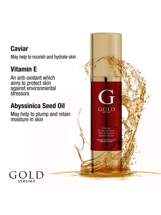Gold Serums Gold Serums Ultra krem na dzień i noc z kawiorem i morskim kolagenem Krem na dzień i na noc