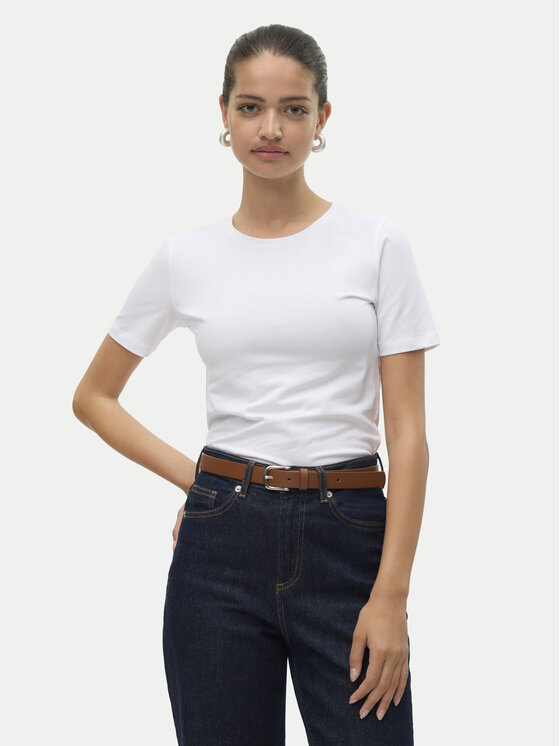 Vero Moda Vero Moda Póló Lulu 10323755 Fehér Regular Fit