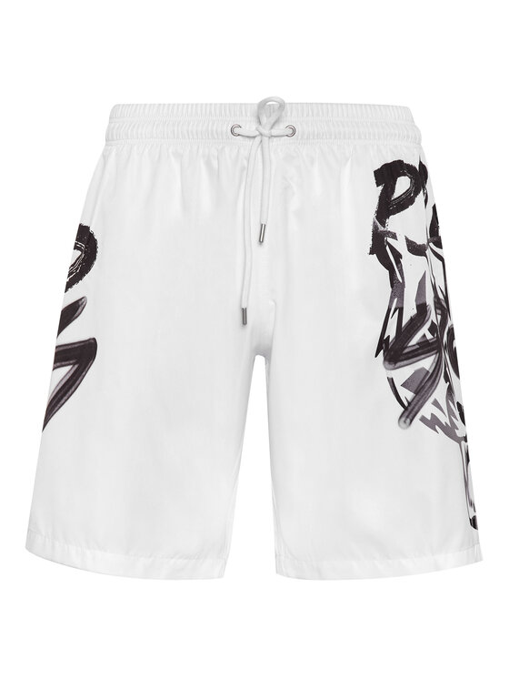 Plein Sport Plein Sport Pantaloncini 1277 Bianco