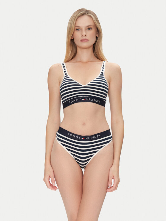 Tommy Hilfiger Tommy Hilfiger Stringi UW0UW04796 Tumši zils