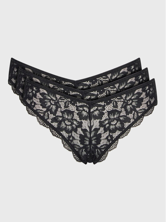 Dorina Dorina Set od 3 para klasičnih gaćica Myla D001685LA084 Crna