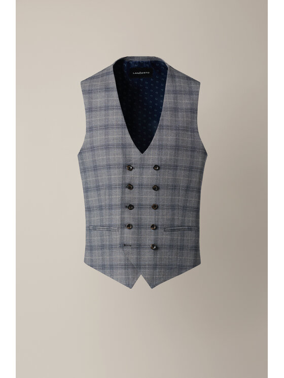 Lancerto Lancerto Kamizelka Almaden KA073126000006 Szary Regular Fit
