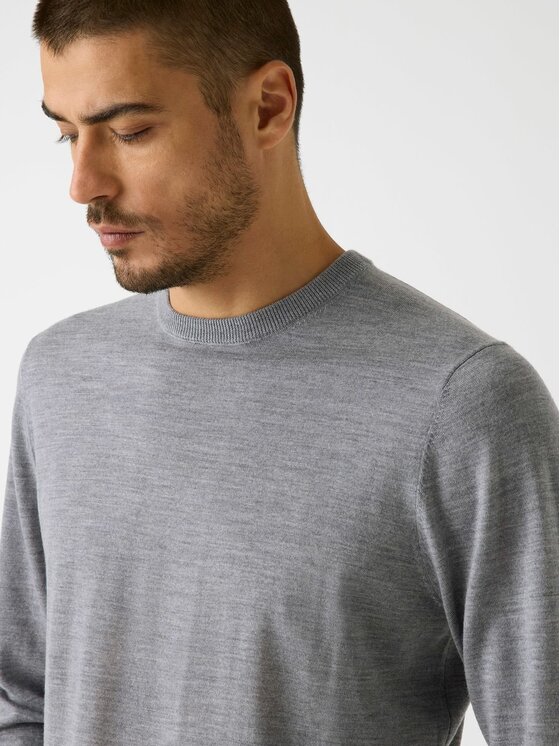 Guess Guess Sweter 170947 Szary Classic Fit