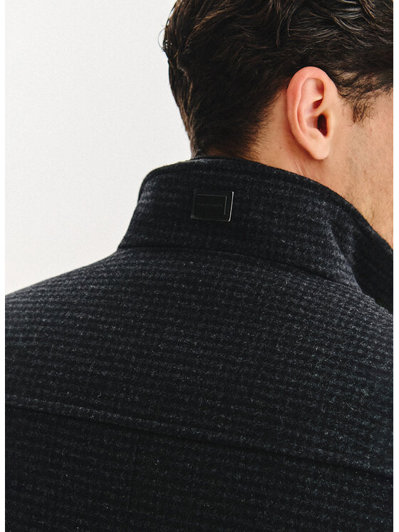 Pako Lorente Pako Lorente Płaszcz zimowy P25WF-7X-011 Szary Classic Fit