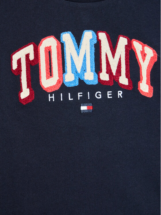 Tommy Hilfiger Tommy Hilfiger T-shirt Chainstitch KB0KB07798 D Tamnoplava Regular Fit