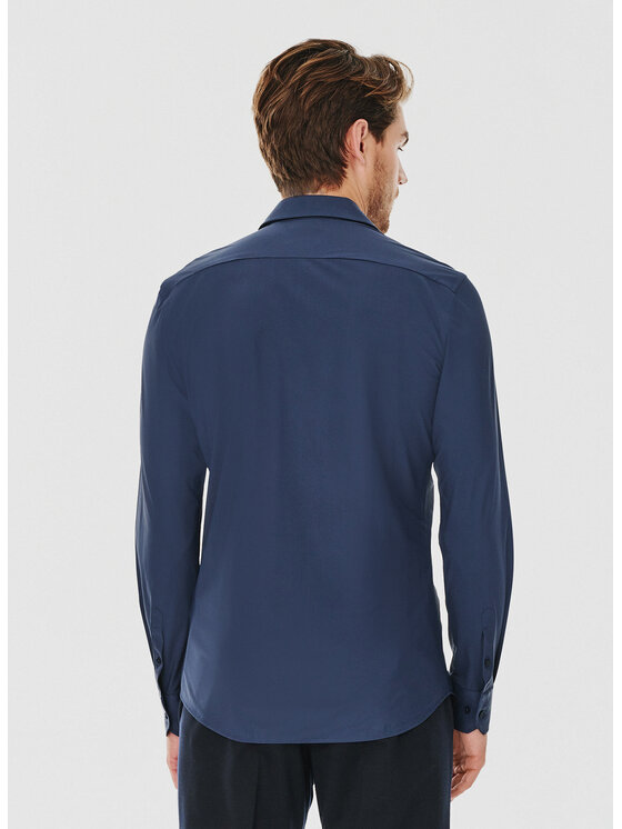 Pako Lorente Pako Lorente Koszula P24WF-1X-044 Granatowy Slim Fit