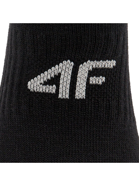 4F 4F Набір з 3 пар низьких жіночих шкарпеток 4FAW23USOCF197 Чорний