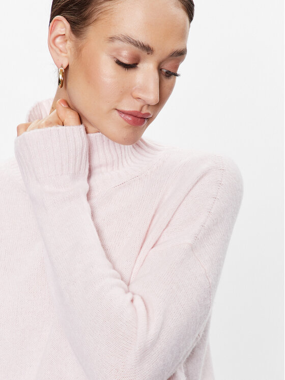 Max Mara Leisure Max Mara Leisure Rollkragenpullover Fornovo 33661726 Rosa Regular Fit