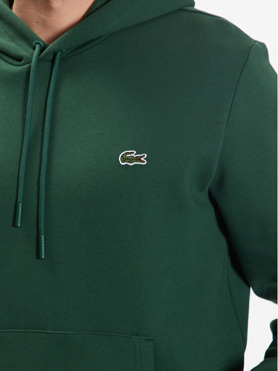 Lacoste Lacoste Bluză SH9623 Verde Regular Fit