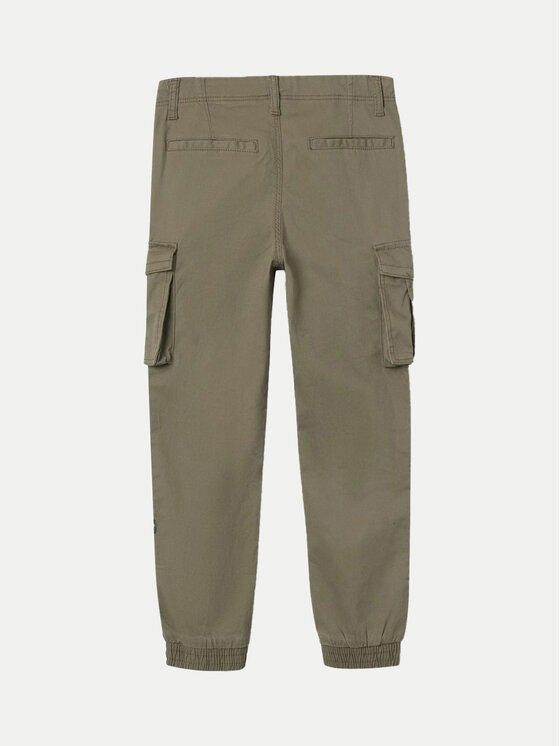NAME IT NAME IT Hlače Bamgo 13151735 Zelena Regular Fit