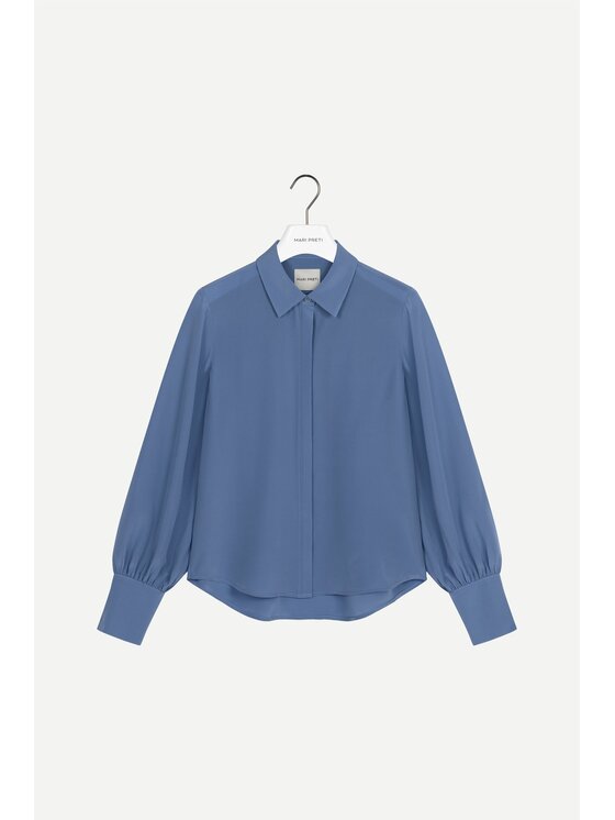 MARI PRETI MARI PRETI Bluzka ISABELLE Niebieski Oversize