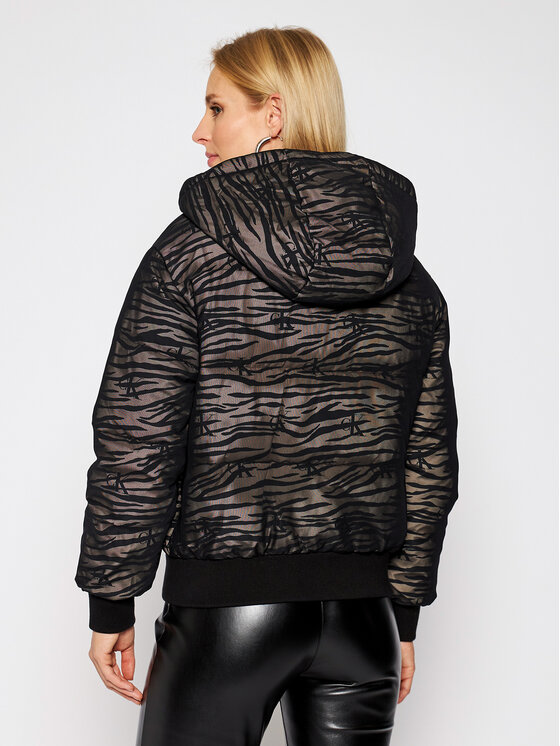 Calvin Klein Jeans Giubbotto piumino Zebra J20J214853 Nero Regular Fit •  Modivo.it