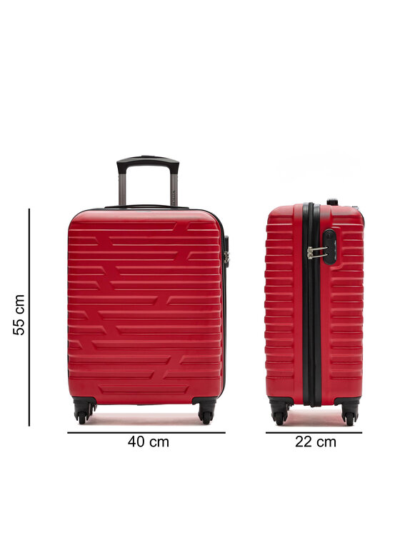 WITTCHEN WITTCHEN Βαλίτσα Καμπίνας 56-3A-391-30 Κόκκινο
