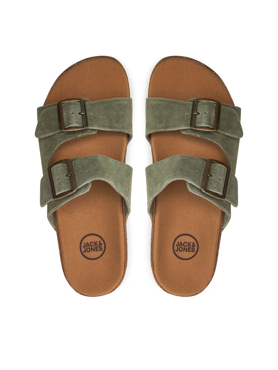 Jack & Jones Jack & Jones Klapki Louis 12231428 Khaki