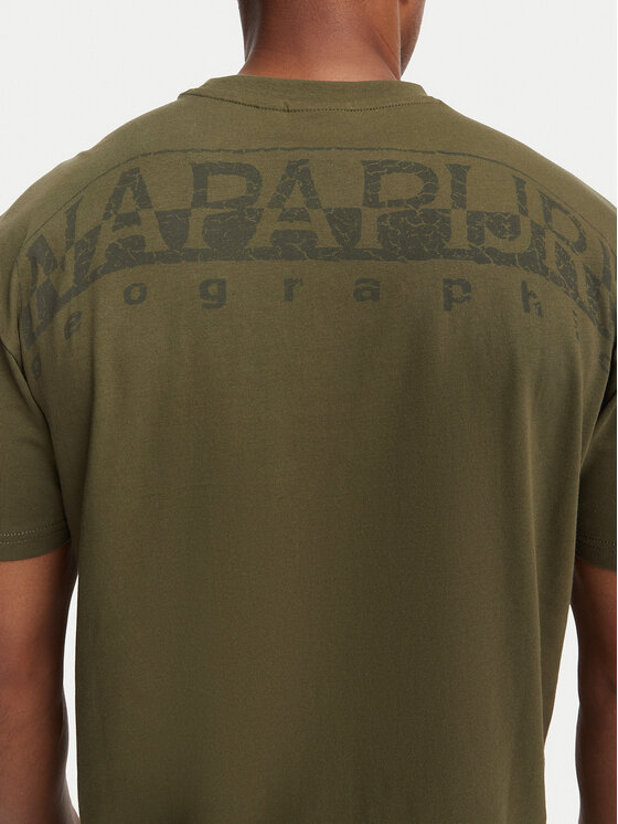 Napapijri Napapijri T-shirt Yourte NP0A8AU2 Tamno zelena Relaxed Fit