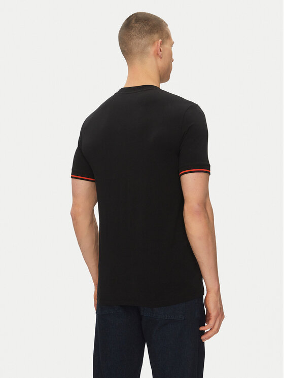 KARL LAGERFELD KARL LAGERFELD Póló 755020 552221 Fekete Regular Fit