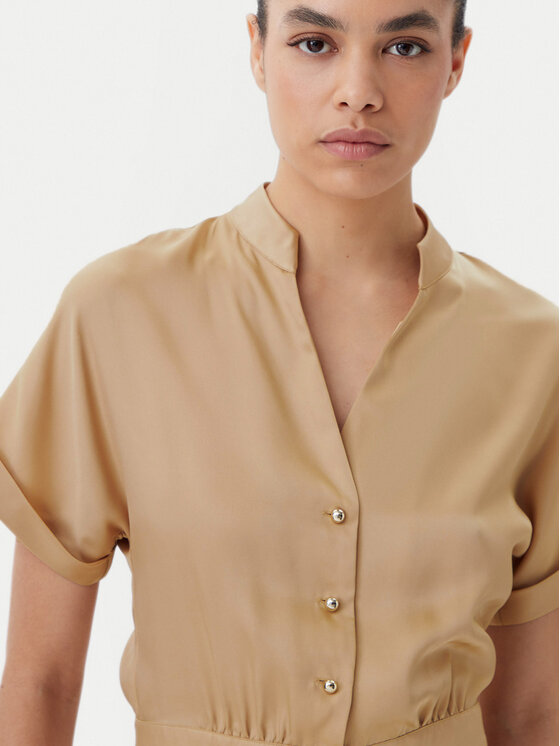 Liu Jo Liu Jo Salopetă WA5177 T5973 Bej Regular Fit