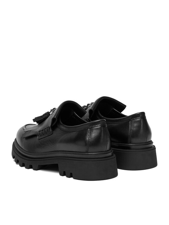 Badura Badura Loafersy EO-ATHENA-01 Czarny