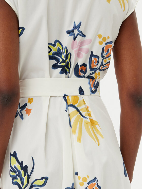 Marella Marella Vestito chemisier Pier 2513221372200 Bianco Regular Fit