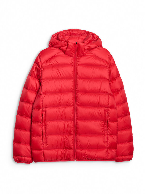 4F 4F Kurtka puchowa active Czerwony Regular Fit