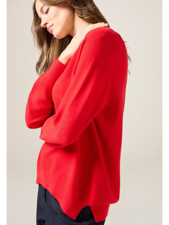 Oltre Oltre Maglione M127E002127N016 Rosso Regular Fit