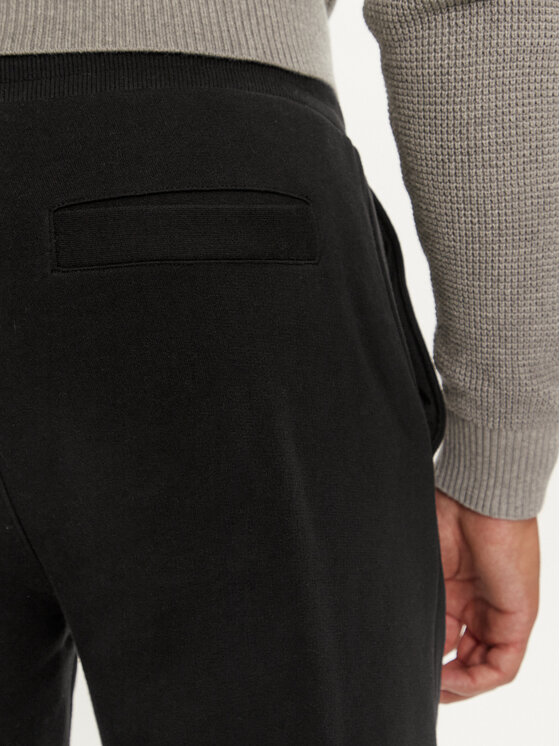 Calvin Klein Jeans Calvin Klein Jeans Παντελόνι φόρμας Chenille J30J326685 Μαύρο Regular Fit