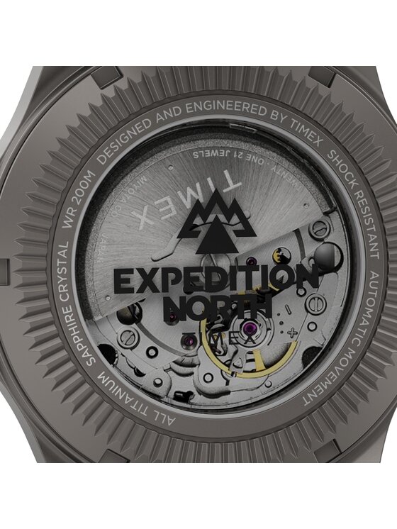 Timex Timex Ceas Expedition North Titanium Automatic TW2V54000 Negru