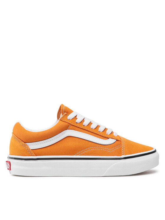 orange van sneakers