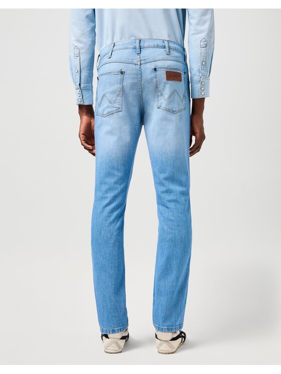 Wrangler Wrangler Jeans Larston Blu Slim Fit