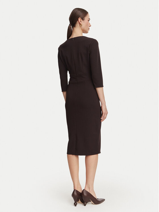 Rinascimento Rinascimento Coctailkleid CFC0131143003 Dunkelbraun Regular Fit