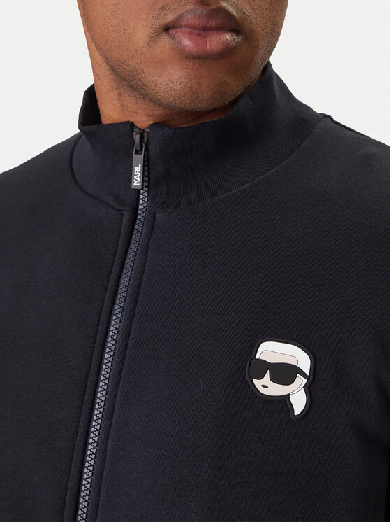 KARL LAGERFELD KARL LAGERFELD Džemperis ar kapuci 705712 561900 Tumši zils Regular Fit