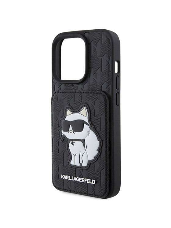 KARL LAGERFELD KARL LAGERFELD Etui na telefon iPhone 15 Pro Czarny