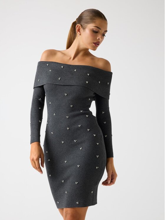 Guess Guess Vestito 179666 Grigio Classic Fit