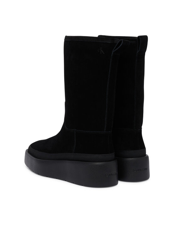 Calvin Klein Calvin Klein Lumesaapad Flatform Mid Boot Suede Wl HW0HW03181 Must