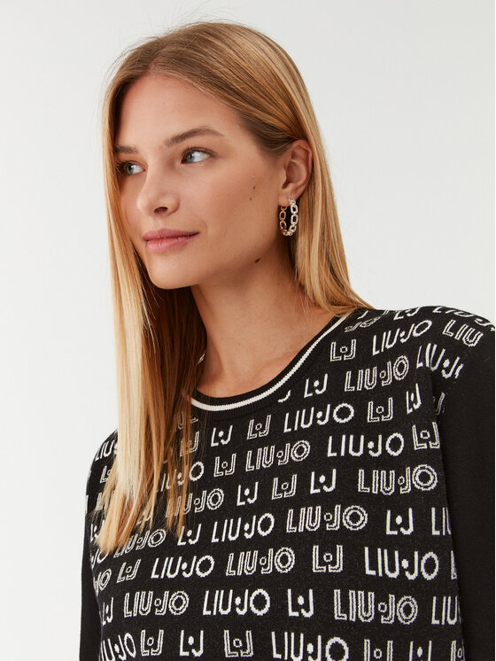 Liu Jo Sport Liu Jo Sport Sweater TF3210 MA63L Fekete Regular Fit